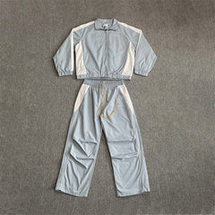 Rhude Contrasting color sportswear with zippers