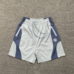 Broken Planet Geometric Spliced Nylon Sport Shorts